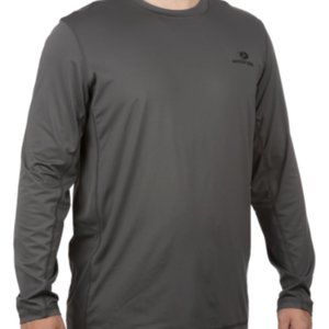 Mossy Oak Charcoal Men Long Sleeve Performance Hunting Camouflage Tee Shirt